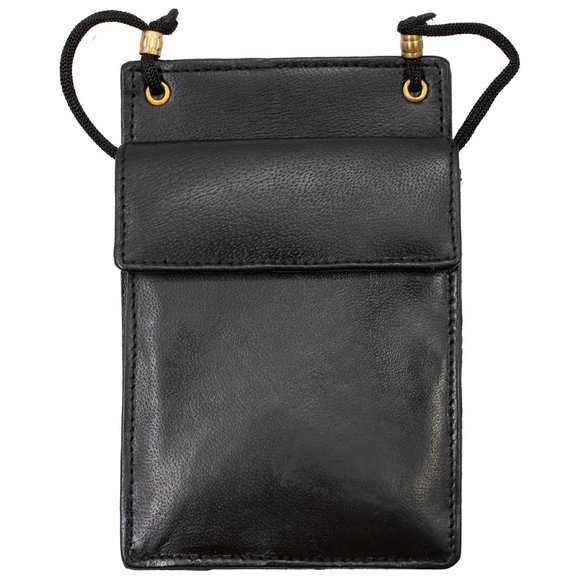Genuine Leather ID Holder, Black - Picture 5 of 7